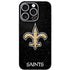 NFL New Orleans Saints Distressed iPhone 16 Pro Skin