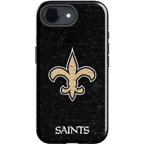NFL New Orleans Saints Distressed iPhone 16e Impact Case