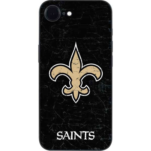 NFL New Orleans Saints Distressed iPhone 16e Skin