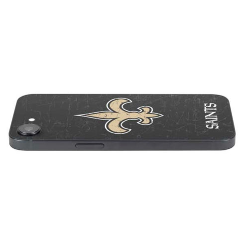 NFL New Orleans Saints Distressed iPhone 16e Skin
