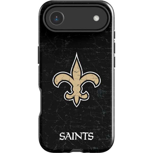 NFL New Orleans Saints Distressed iPhone 17 Air Impact Case