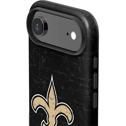 NFL New Orleans Saints Distressed iPhone 17 Air Impact Case