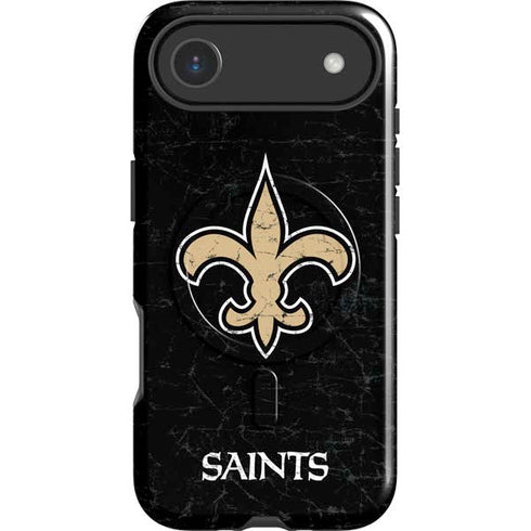 NFL New Orleans Saints Distressed iPhone 17 Air Magsafe Impact Case