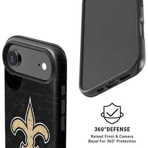 NFL New Orleans Saints Distressed iPhone 17 Air Magsafe Impact Case