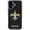 NFL New Orleans Saints Distressed iPhone 17 Clear Case