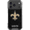 NFL New Orleans Saints Distressed iPhone 17 Pro Clear Case