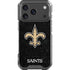 NFL New Orleans Saints Distressed iPhone 17 Pro Clear Case
