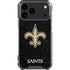 NFL New Orleans Saints Distressed iPhone 17 Pro Max Clear Case