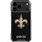 NFL New Orleans Saints Distressed iPhone 18 Pro Max Clear Case