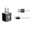 NFL New Orleans Saints Distressed iPhone Charger (5W USB) Skin