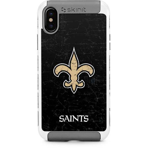 NFL New Orleans Saints Distressed iPhone Cases