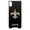 NFL New Orleans Saints Distressed iPhone XS Clear Case