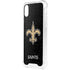 NFL New Orleans Saints Distressed iPhone XS Clear Case