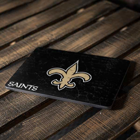NFL New Orleans Saints Distressed Apple MacBook Air Skin