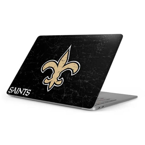 NFL New Orleans Saints Distressed Apple MacBook Pro 16-inch Skin