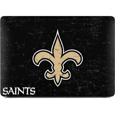 NFL New Orleans Saints Distressed Apple MacBook Pro 16-inch Skin