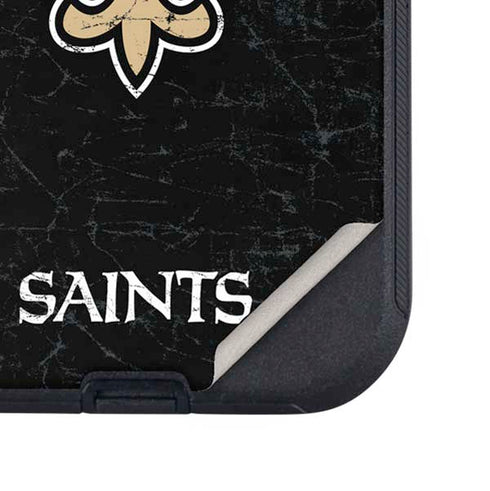 NFL New Orleans Saints Distressed Otterbox Defender iPhone Skin
