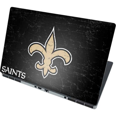 NFL New Orleans Saints Distressed Dell Precision Skin