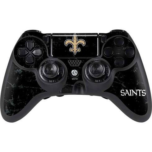 NFL New Orleans Saints Distressed PlayStation PS4 Skins