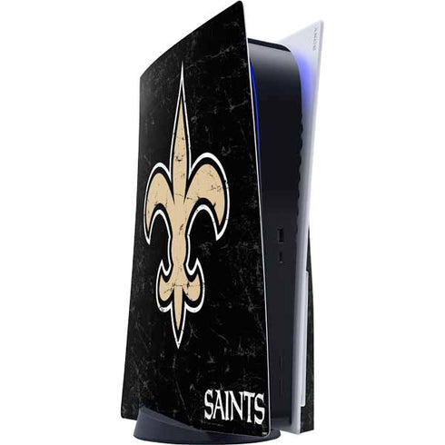 NFL New Orleans Saints Distressed PlayStation PS5 Skins