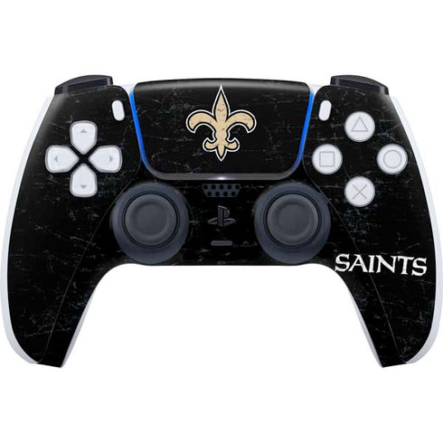 NFL New Orleans Saints Distressed PlayStation PS5 Skins