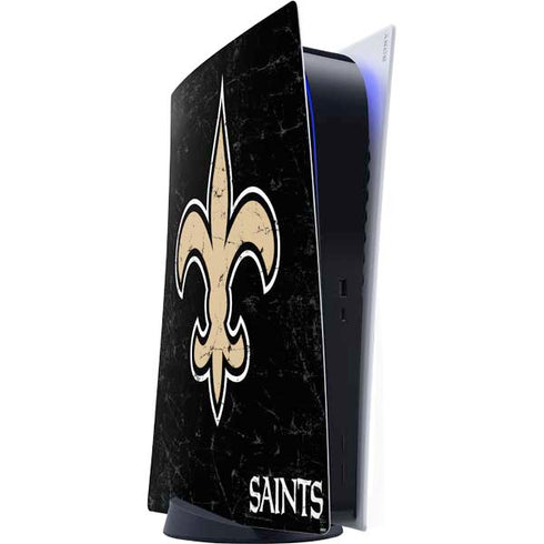 NFL New Orleans Saints Distressed PlayStation PS5 Skins