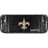 NFL New Orleans Saints Distressed Steam Deck Handheld Gaming Computer OLED Skin