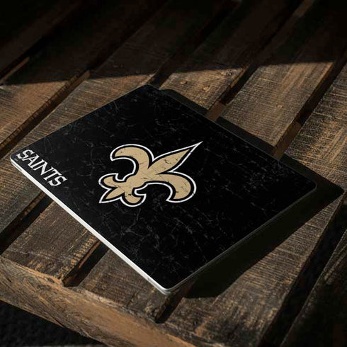NFL New Orleans Saints Distressed Surface Laptop 3 13.5in Skin