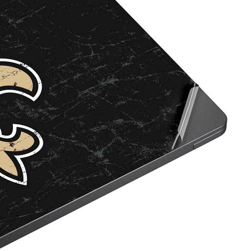 NFL New Orleans Saints Distressed Surface Laptop 7 13.8in Skin