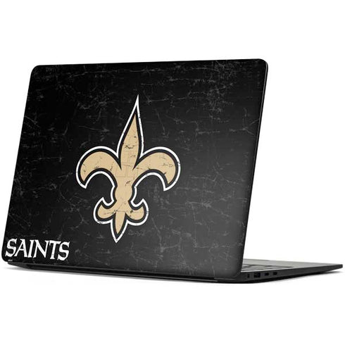 NFL New Orleans Saints Distressed Surface Laptop 7 15in Skin