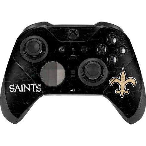 NFL New Orleans Saints Distressed Xbox Elite Wireless Controller Series 2 Skin