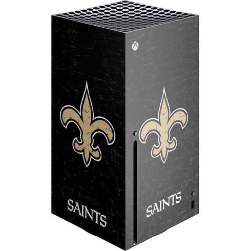 NFL New Orleans Saints Distressed Xbox Series X Skins