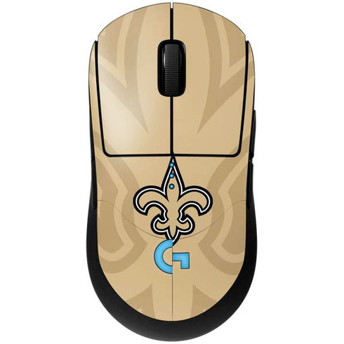 NFL New Orleans Saints Double Vision G Pro Wireless Gaming Mouse Skin