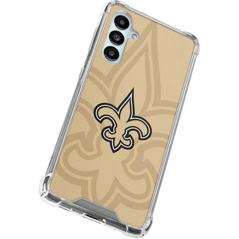 NFL New Orleans Saints Double Vision Galaxy A16 5G Clear Case