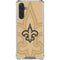 NFL New Orleans Saints Double Vision Galaxy A17 Clear Case