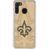 NFL New Orleans Saints Double Vision Galaxy A21 Clear Case