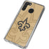 NFL New Orleans Saints Double Vision Galaxy A21 Clear Case