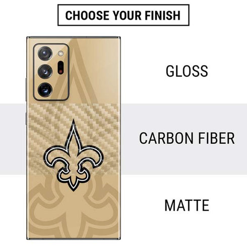 NFL New Orleans Saints Double Vision Galaxy Note20 Ultra 5G Skin