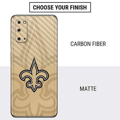 NFL New Orleans Saints Double Vision Galaxy S20 Skin