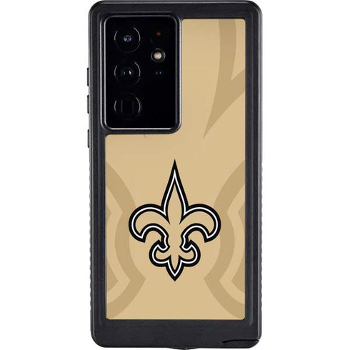 NFL New Orleans Saints Double Vision Galaxy S24 Ultra Waterproof Case