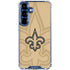 NFL New Orleans Saints Double Vision Galaxy S25 Plus Clear Case
