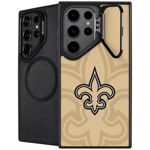 NFL New Orleans Saints Double Vision Galaxy S26 Ultra Kickstand Case