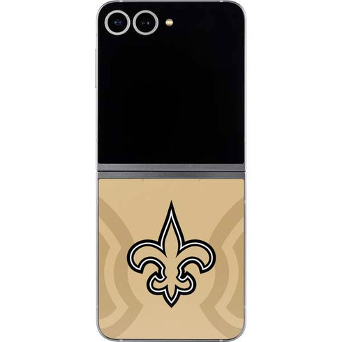 NFL New Orleans Saints Double Vision Galaxy Z Flip6 Skin