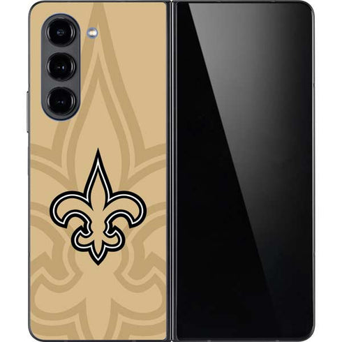 NFL New Orleans Saints Double Vision Galaxy Z Fold5 5G Skin