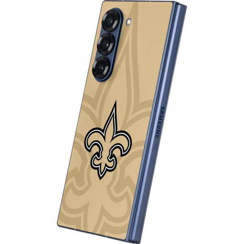 NFL New Orleans Saints Double Vision Galaxy Z Fold6 Skin