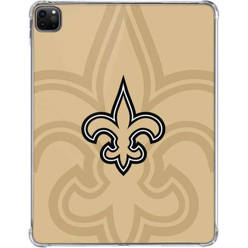 NFL New Orleans Saints Double Vision iPad Pro 11in (2024) Clear Case