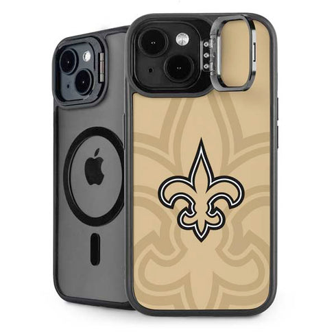 NFL New Orleans Saints Double Vision iPhone 13 Kickstand Case