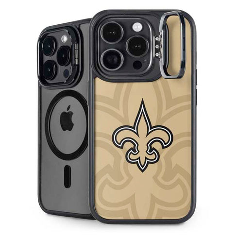 NFL New Orleans Saints Double Vision iPhone 13 Pro Max Kickstand Case