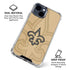 NFL New Orleans Saints Double Vision iPhone 15 Clear Case