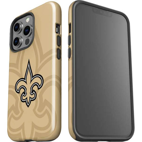 NFL New Orleans Saints Double Vision iPhone 15 Pro Impact Case